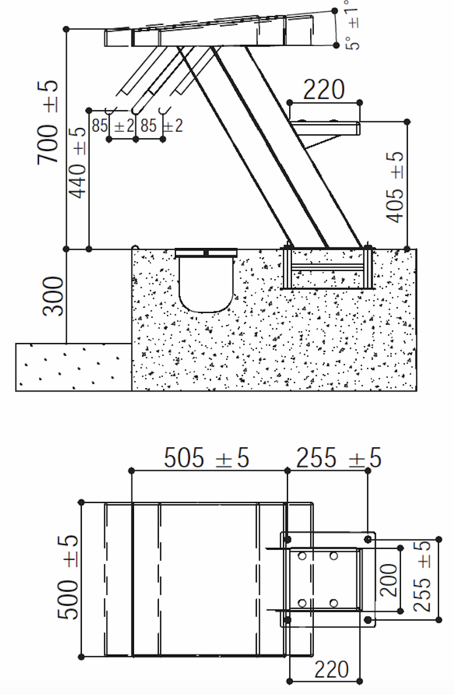   Gemas H=700 AISI 304 (14111)